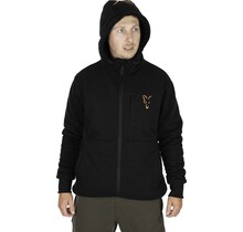 Fox Collection Sherpa Jacket Black & Orange