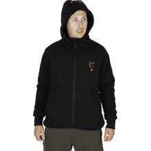 Veste sherpa Fox Collection noire et orange