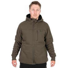 Chaqueta Sherpa Fox Collection Verde y Negra