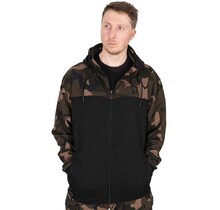 Fox Lightweight Sort/Camo Split Lynlås Hættetrøje
