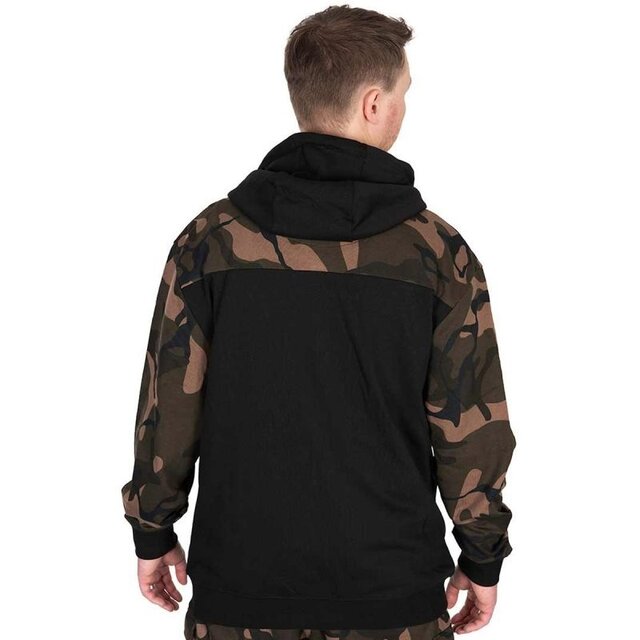 Fox Lightweight Sort/Camo Split Lynlås Hættetrøje
