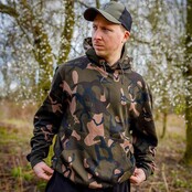 Sudadera ligera con capucha y camuflaje Fox