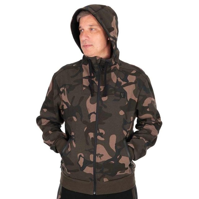 Sudadera con capucha Fox Premium 310 con cremallera completa y camuflaje