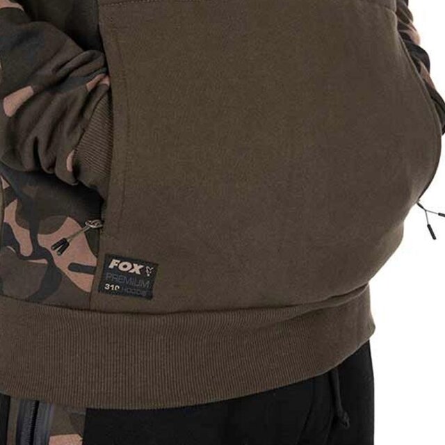 Felpa con cappuccio Fox Premium 310 cachi/mimetica