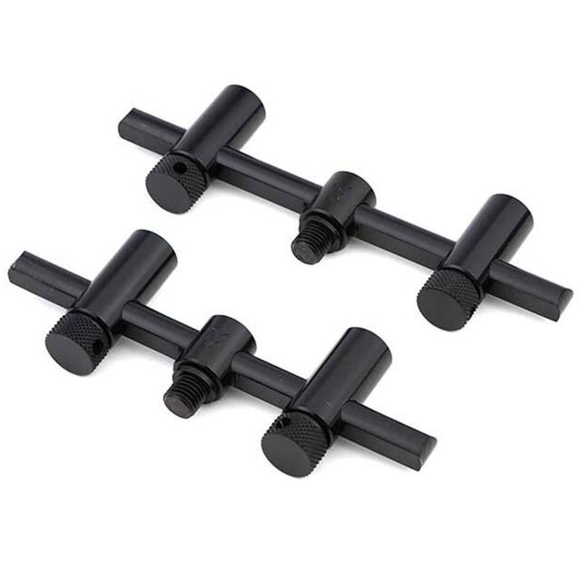 Fox Black Label Slim Adjustable 2 Rod Buzz Bars