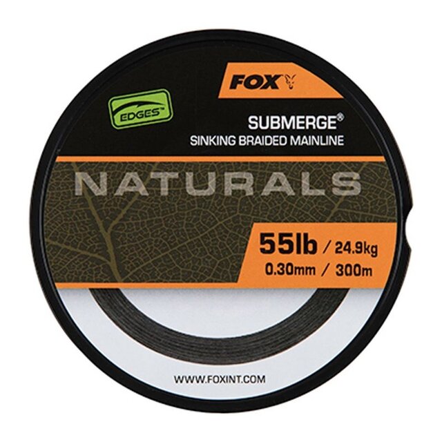 FOX Naturals geflochtene Hauptschnur - sinkend - 300 m