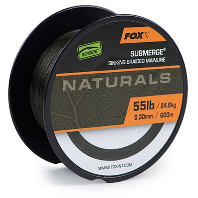 FOX Naturals Braided Mainline - Affondante - 600 m