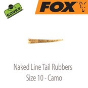 Fox Edges Camo Naked Line Tail Rubbers Größe 10