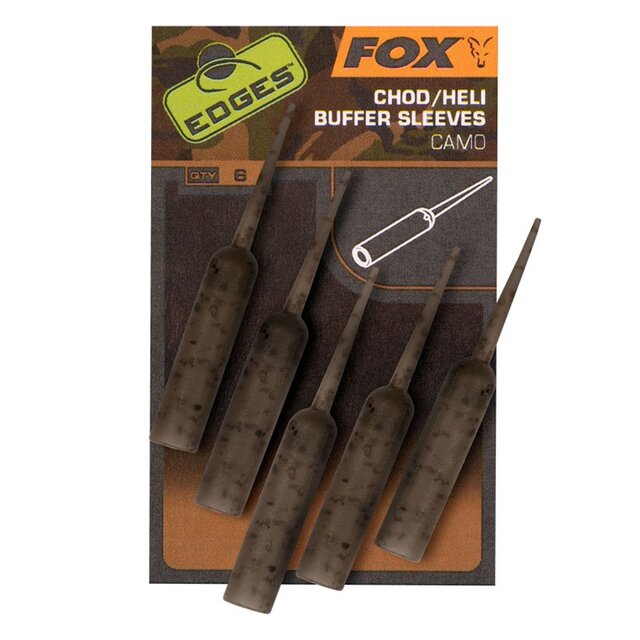 Manchons de protection Fox Edges Camo Naked Chod / Heli