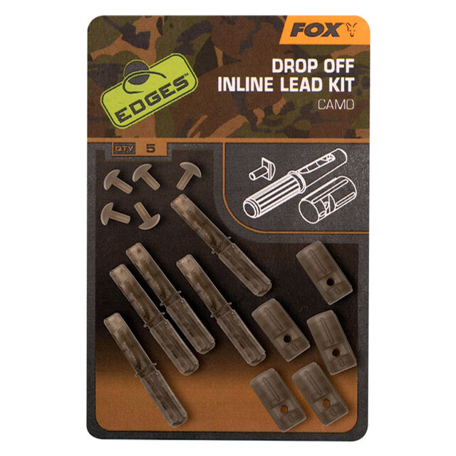 Kits de descente de plomb en ligne camouflage Fox Edges