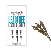 Trakker Leadfree Leadclip Leader Paquete de 3 (75 cm)