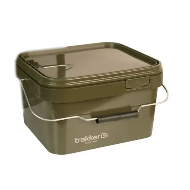 Secchio quadrato Trakker Olive - 5 litri