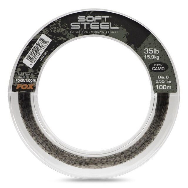 Fox Soft Steel Fleck Camo Leader