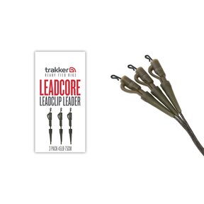 Trakker Leadcore Leadclip Leader Confezione da 3 (75 cm)