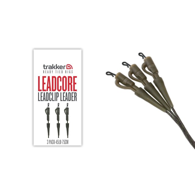 Trakker Leadcore Leadclip Leader 3 Pack (75cm)