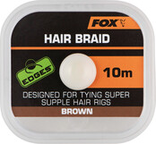 Tresses FOX Edges marron, lot de 10
