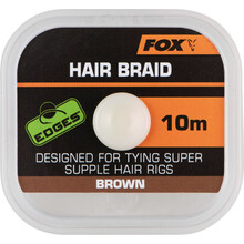 FOX Edges Hair Braid brown 10pcs