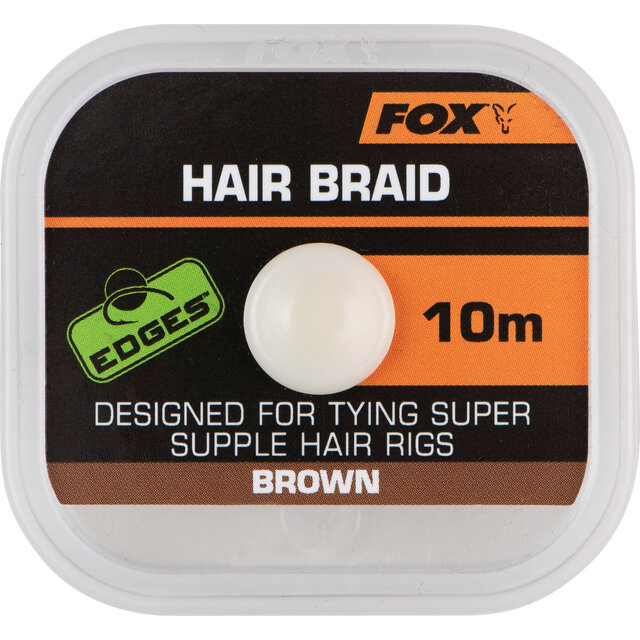 FOX Edges Hårfletning brun 10 stk.