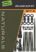 FOX Edges Naturals Zig Lead Clip Kit 5-teilig
