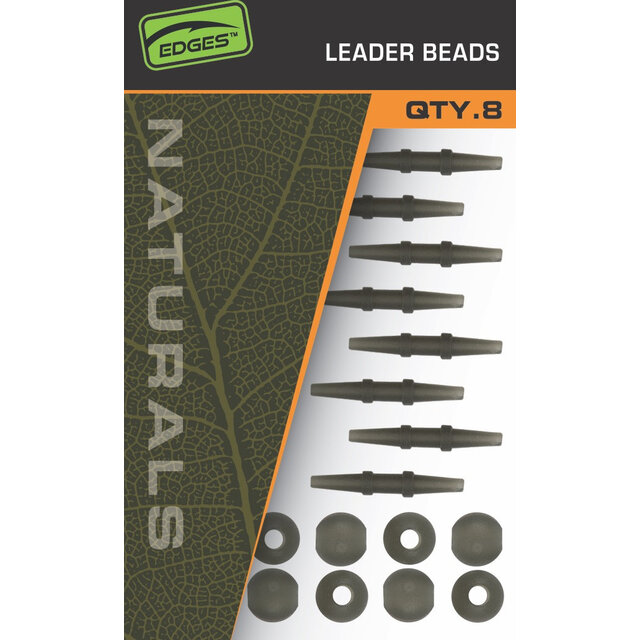 Cuentas de guía FOX Edges Naturals, 8 unidades