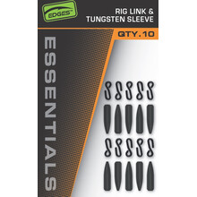 FOX Edges Rig Link y manguito de tungsteno, 10 unidades
