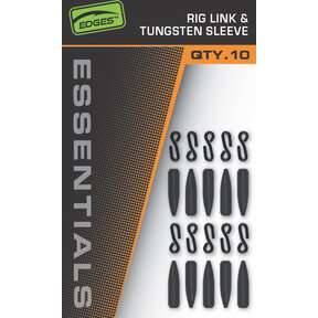 FOX Edges Rig Link y manguito de tungsteno, 10 unidades