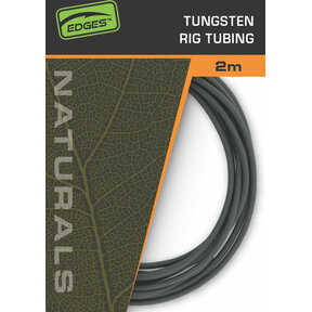 Tubo de tungsteno FOX Edges para aparejos de pesca, 2 m, color verde natural.