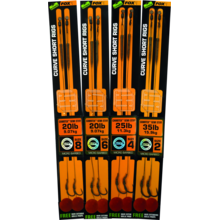 FOX Edges Curve Short Size 2 35lb Camotex Semi Stiff 2pcs