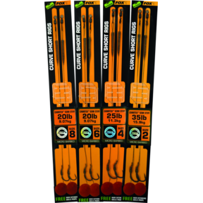 FOX Edges Curve Short Size 2 35lb Camotex Semi Stiff 2pcs