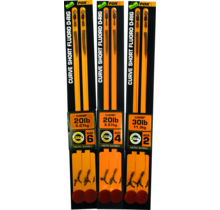 FOX Edges Curve Short Fluoro D-Rig Size 2 30lb Illusion 2pcs