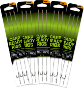 Montages FOX Carp Ready Rigs à large ouverture, taille 6, 20 lb, 3 pièces