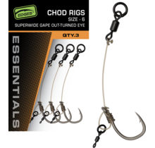 Aparejos FOX Edges SWOG Chod Rigs tamaño 4, 3 unidades