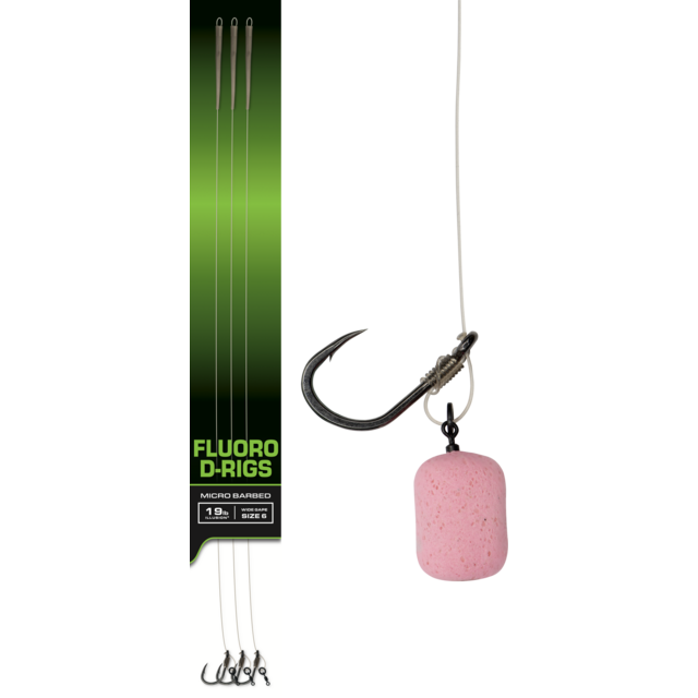 FOX Carp Ready Rigs Fluoro D-Rig 3 Stück