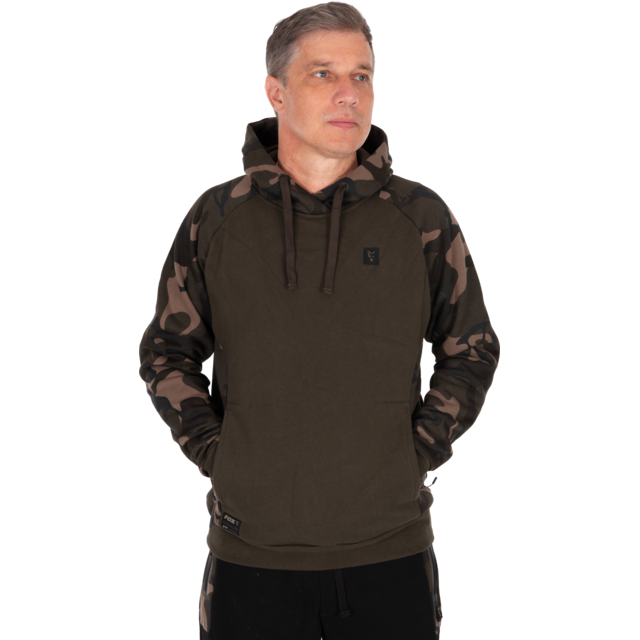 Sudadera con capucha FOX Khaki Camo Premium 310, talla 3XL