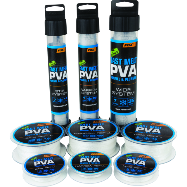 FOX Edges Fast Melt PVA-netsystem 14 mm stix 7 m