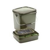 13 Ltr Olive Square Container incl. tray