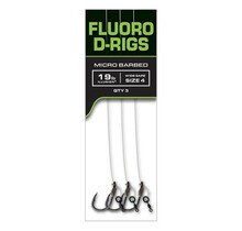 Aparejos FOX Carp Ready Rigs Fluoro D-Rig Tamaño 4 3 piezas