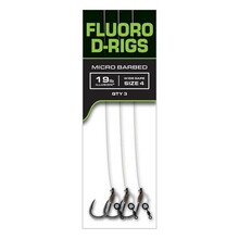 FOX Carp Ready Rigs Fluoro D-Rig Misura 4 3 pezzi