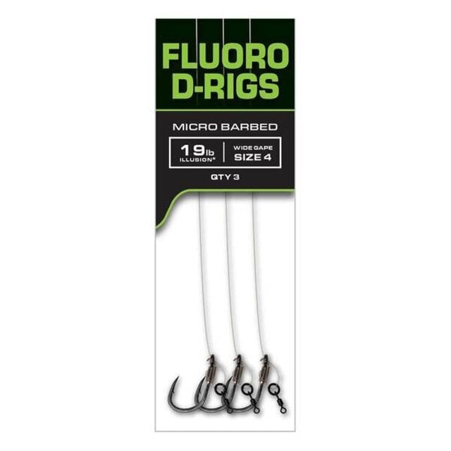 FOX Carp Ready Rigs Fluoro D-Rig Size 4 3pcs