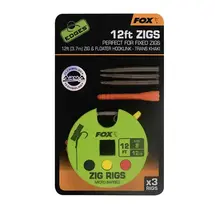 FOX Edges Zig Ready Rigs Größe 8 12lb 13ft 3 Stück