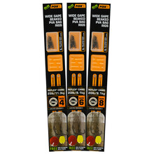 FOX Edges Wide Gape Beaked PVA Ready Rigs 25lb Size 4