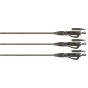 FOX Edges Naturals Tubing Leadclip Ready Rigs Size 7, 3 pieces