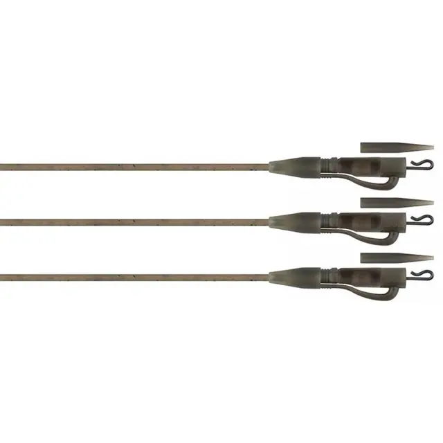 FOX Edges Naturals Tubing Leadclip Ready Rigs Size 7, 3 pieces