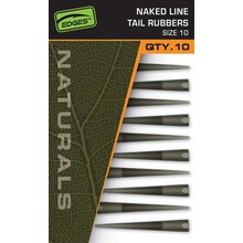 Écrous de queue FOX Edges Naturals Naked Line, taille 10, lot de 10
