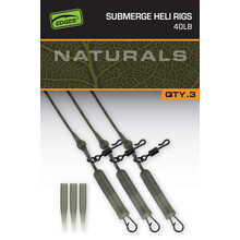 FOX Naturals Leadcore Heli Rig Vorfächer 50lb x 3