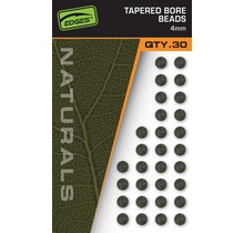 FOX Edges Naturals 4 mm konische Perlen, 30 Stück
