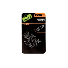 FOX Edges Micro Rig Wirbel, 20 Stück
