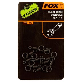 Girelle ad anello flessibile FOX Edges, misura 11, 10 pezzi