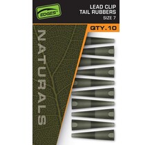 FOX Edges Naturals Größe 7 Lead Clip Tail Rubbers 10 Stück