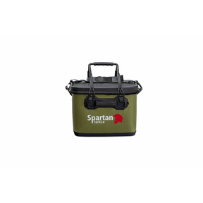 Borsa da tavolo Spartan Tackle in carbonio EVA, colore verde.